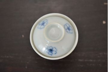 江戸期　古伊万里　豆皿など5点(染付微塵唐草、成化年製、雛道具)(R-047445)