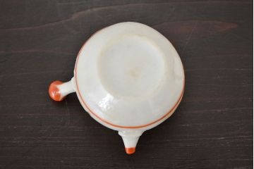 明治〜大正　古い雛道具　急須　湯呑　猪口8点(磁器、ミニチュア)(R-047446)