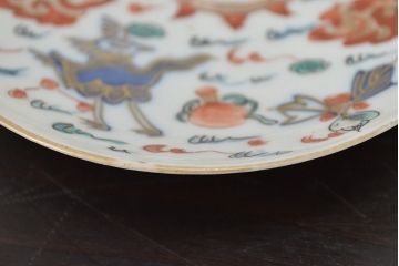 江戸期　伊万里焼　色絵　小皿6枚(和食器)(R-047453)