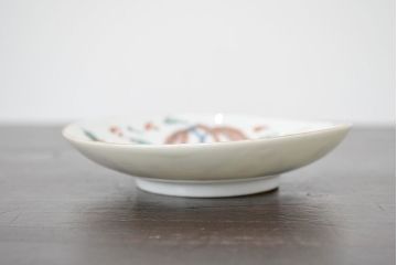 江戸期　伊万里焼　色絵　小皿6枚(和食器)(R-047453)