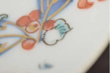 江戸期　伊万里焼　色絵　小皿3枚(和食器)(R-047454)