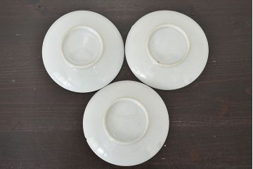 江戸期　伊万里焼　色絵　小皿3枚(和食器)(R-047454)