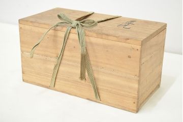 平安金栄堂　銅製内銀　盃洗一対　共箱(酒器)(R-047457)