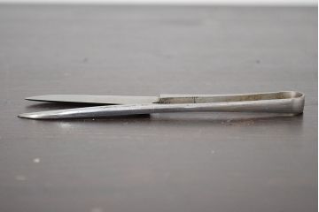 戦前　水田國重作　呉服鋏　共箱(ハサミ、はさみ)(R-047466)