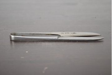 戦前　水田國重作　呉服鋏　共箱(ハサミ、はさみ)(R-047466)