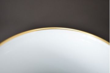 大倉陶園　ブルーローズ　花瓶　定価43,200円(花器、フラワーベース)(R-047467)