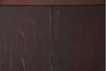 アンティーク建具　明治大正期　栗材　歳月を重ねた風合いが趣溢れる蔵戸(玄関戸、引き戸、建具)(R-047470)