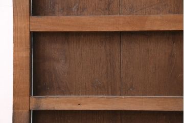 アンティーク建具　明治大正期　栗材　歳月を重ねた風合いが趣溢れる蔵戸(玄関戸、引き戸、建具)(R-047470)