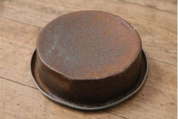 シャビーな雰囲気がお洒落なミルク缶(ペイント、牛乳缶、ディスプレイ、ガーデニング雑貨)(R-047473)