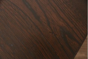 民芸家具　栓材　大正期　使い込まれた風合いが歴史を感じるちゃぶ台(座卓、ローテーブル、折りたたみテーブル)(R-047499)