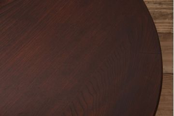 和製アンティーク　落ち着いた色味が魅力的な栓材製のちゃぶ台(座卓、ローテーブル、折りたたみテーブル)(R-047501)