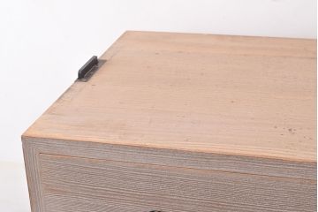 中古　民芸家具　厚手桐材をお品全てに用いられた国産手造りの衣装箪笥(整理箪笥、和タンス、引き出し、桐箪笥、桐たんす)(R-047506)