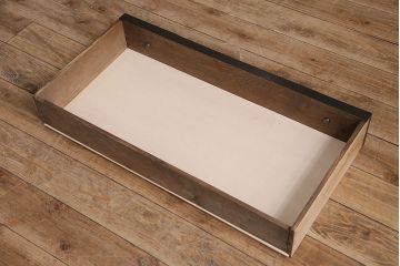 アンティーク　オーク材製　イギリスから届いた上品なデザインが魅力的なサービングテーブル(サービングボード、サイドボード、収納棚、戸棚)(R-047520)