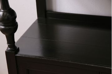 アンティーク　オーク材製　イギリスから届いた上品なデザインが魅力的なサービングテーブル(サービングボード、サイドボード、収納棚、戸棚)(R-047520)