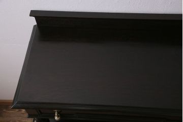 アンティーク　オーク材製　イギリスから届いた上品なデザインが魅力的なサービングテーブル(サービングボード、サイドボード、収納棚、戸棚)(R-047520)