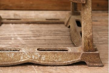 アンティーク雑貨　昭和レトロ　初雪(Hatsuyuki)　手動式かき氷機(手回し、ディスプレイ)(R-047522)