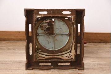 アンティーク雑貨　昭和レトロ　初雪(Hatsuyuki)　手動式かき氷機(手回し、ディスプレイ)(R-047522)