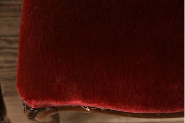 フランスアンティーク　ウォールナット材　気品漂う上質な空間作りにおすすめのチェア2脚セット(ダイニングチェア、椅子)(R-047525)