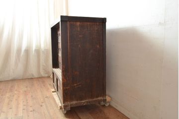 和製アンティーク　使い込まれた木味が魅力的!細かいものの収納にぴったりな薬箪笥(引き出し)(R-047529)