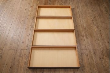 中古　松本民芸家具　A型和タンスI　和と洋どちらにも馴染む衣装盆付きのタンス(定価約68万円)(着物タンス)(R-047530)