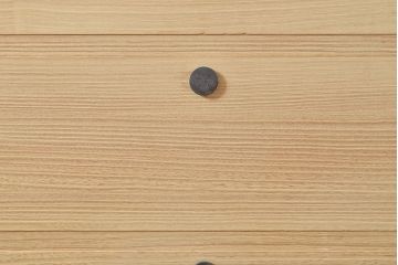 中古　民芸家具　総桐材　衣装盆付き　繊細な金具が上質な雰囲気を高める国産桐箪笥(重ね箪笥、和タンス、衣装箪笥、引き出し、桐たんす)(R-047531)