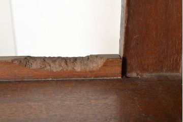 昭和レトロ　見せる収納にぴったり!素朴な木味がぬくもりを感じるラワン材製の本棚(オープンラック、シェルフ)(R-047535)
