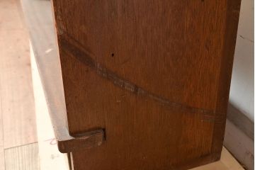 昭和レトロ　見せる収納にぴったり!素朴な木味がぬくもりを感じるラワン材製の本棚(オープンラック、シェルフ)(R-047535)