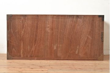 和製アンティーク　上手物!!　総桐材・桑材　木の味わいを存分にお楽しみいただける造りの良いローチェスト(ローボード)(R-047544)