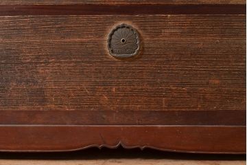 和製アンティーク　上手物!!　総桐材・桑材　木の味わいを存分にお楽しみいただける造りの良いローチェスト(ローボード)(R-047545)