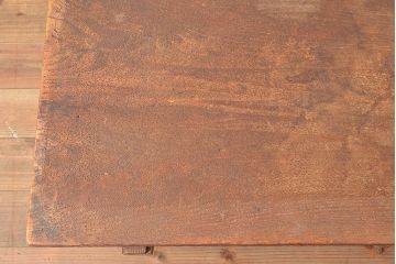 和製アンティーク　古い木の味わいを楽しめる特大サイズの裁ち板(テーブル、作業台)(R-047548)