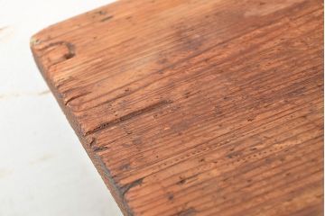 和製アンティーク　古い木の味わいを楽しめる特大サイズの裁ち板(テーブル、作業台)(R-047548)