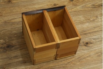中古　松本民芸家具　M型一面鏡I　直線的なデザインが美しいドレッサー　定価約24万円　(R-047555)