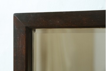 中古　松本民芸家具　M型一面鏡I　直線的なデザインが美しいドレッサー　定価約24万円　(R-047555)