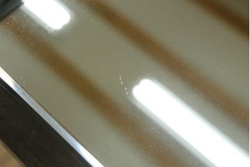 中古　松本民芸家具　M型一面鏡I　直線的なデザインが美しいドレッサー　定価約24万円　(R-047555)