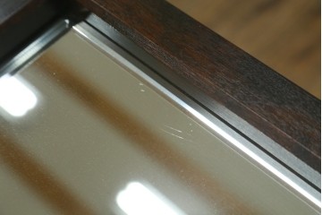 中古　松本民芸家具　M型一面鏡I　直線的なデザインが美しいドレッサー　定価約24万円　(R-047555)