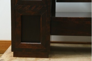 中古　松本民芸家具　M型一面鏡I　直線的なデザインが美しいドレッサー　定価約24万円　(R-047555)