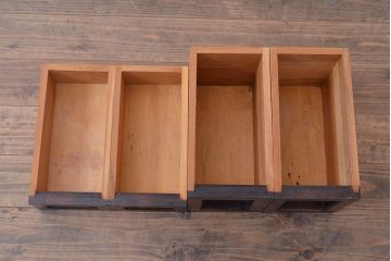 中古　松本民芸家具　M型一面鏡I　直線的なデザインが美しいドレッサー(姿見、鏡台、ミラー)(定価約24万円)(R-047555)