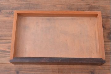 中古　松本民芸家具　M型一面鏡I　直線的なデザインが美しいドレッサー(姿見、鏡台、ミラー)(定価約24万円)(R-047555)