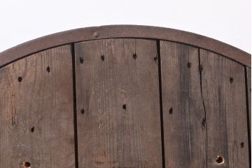 和製アンティーク　DIYやリメイクにおすすめ!使い込まれた味わいがたっぷり感じられるテーブル天板(ディスプレイ、古材)(R-047556)