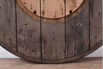 和製アンティーク　DIYやリメイクにおすすめ!使い込まれた味わいがたっぷり感じられるテーブル天板(ディスプレイ、古材)(R-047556)