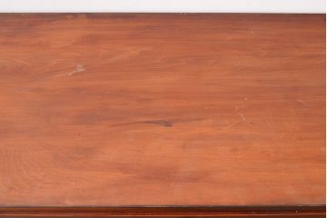 【簡易リペア限定品】和製アンティーク　前面漆塗り(ケヤキ玉杢・黒柿)　中(楠木)　側面(ケヤキ)　高級品!品のある佇まいが魅力的な指物家具の箪笥ローボード(収納箪笥、時代箪笥、引き出し、チェスト)(R-047560)
