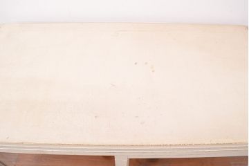 和製アンティーク　ホワイトカラーが可愛らしい雰囲気づくりをしてくれるガラスケース(ショーケース、陳列棚)(R-047570)