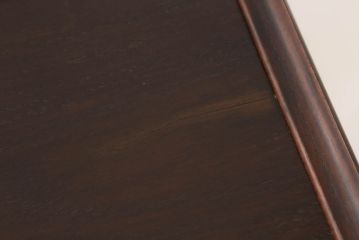 中古　国産指物家具　花梨(カリン)材　松竹梅図　漆塗りの艶やかな木肌が美しい飾り棚(定価約48万円)(茶棚)(R-047574)