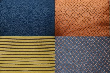 中古　一際目を引く個性的なデザインが素敵なRoche Bobois(ロッシュボボア)のソファ&クッションセット(3人掛け、2人掛け、1人掛け)(定価約110万円)(R-047576)