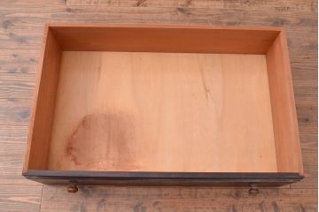 中古　松本民芸家具　A型洋服タンス　洗練された雰囲気の上質なワードローブ(洋服タンス、衣装箪笥、引き出し)(定価約74万円)(R-047577)