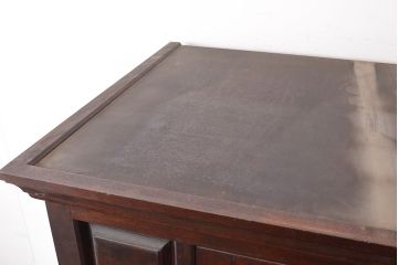 中古　松本民芸家具　A型洋服タンス　洗練された雰囲気の上質なワードローブ(洋服タンス、衣装箪笥、引き出し)(定価約74万円)(R-047577)
