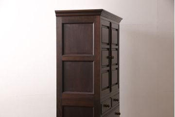 中古　松本民芸家具　A型和タンスI　和と洋どちらにも馴染む衣装盆付きのタンス(定価約68万円)(着物タンス)(R-047578)