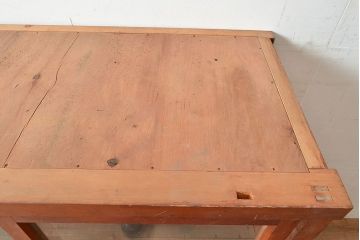 和製アンティーク　前面ヒノキ材　ノスタルジックな空間を高める戸棚(収納棚、キャビネット、食器棚、サイドボード)(R-047594)