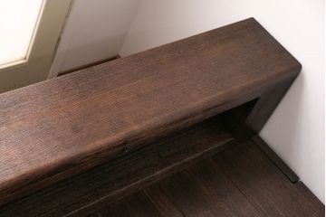 中古　美品　桐里工房製!しっとりとした落ち着きのある佇まいが魅力的な総桐材製ベッドフレーム(定価約72万円)(R-047596)