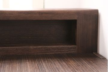 中古　美品　桐里工房製!しっとりとした落ち着きのある佇まいが魅力的な総桐材製ベッドフレーム(定価約72万円)(R-047596)